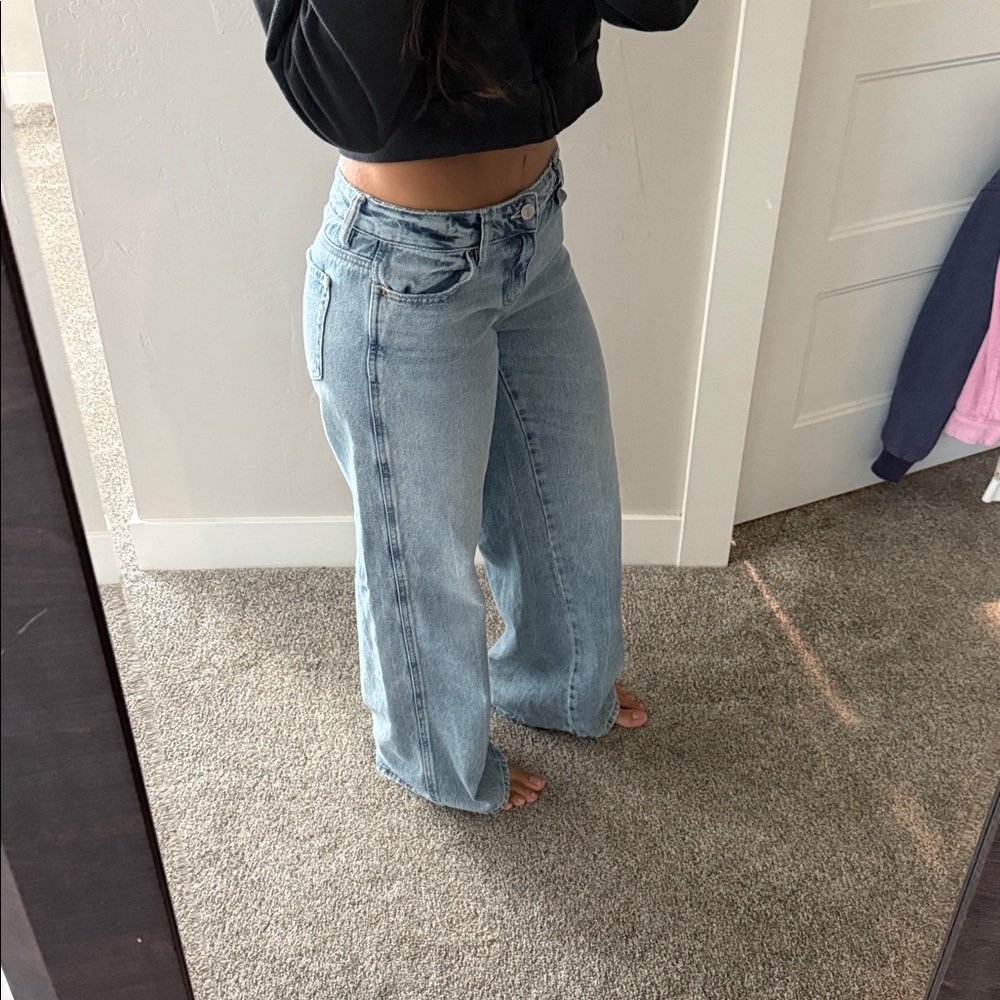 PAC Sun Light Blue Wide-Leg Jeans